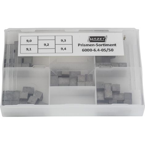 Hazet Prismen-Sortiment 9,0 / 9,1 / 9,2 / 9,3 / 9,4 mm, 6000-6.4-05/50 (1/2)