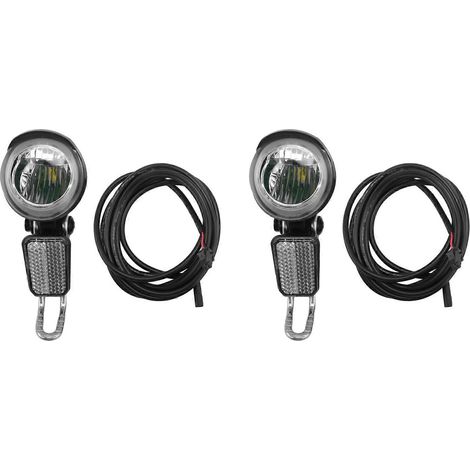 Zubehör für Lithium-Akkus an 6V-60V-Fahrrädern: LED-Scheinwerfer, Nachtfahrausrüstung/SM-Stecker (1/5)