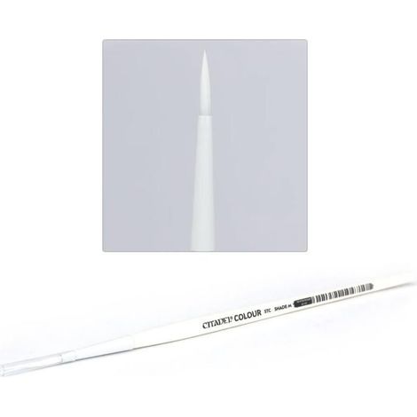 Pinceau - GAMES WORKSHOP - Citadel Synthetic Shade - Synthétique - Pour lavis - Blanc
