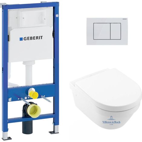 Pack WC Bastidor  Geberit UP100 + WC sin brida Villeroy & Boch Architectura