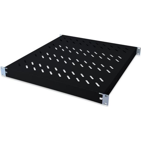 Digitus Estante, Profundidad variable, Para instalación fija, 19", 1U, Capacidad de carga 50 kg, Para armarios de red y servidor (1/4)