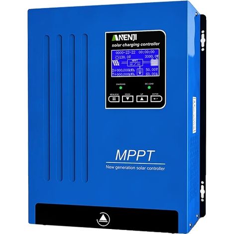 Controlador de carga solar, tecnología MPPT, compatible con múltiples voltajes, ANJ-MPPT-48V-60A, 48V (1/2)
