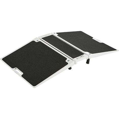 Türschwellenrampe faltbar und von 75 bis 150mm höhenverstellbar, Nutzabmessungen (LxB): 760 x 722 mm - 416404 (1/5)