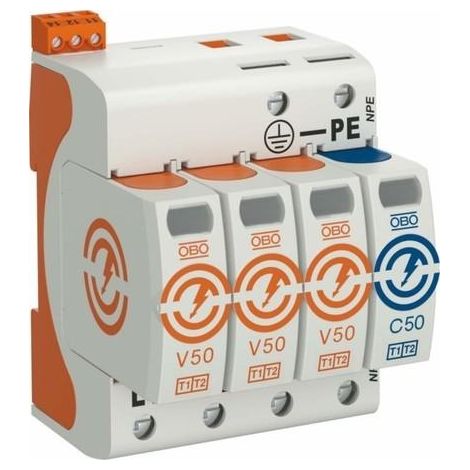 Pararrayos obo CombiController V50 protección 280 V 12.5 kA