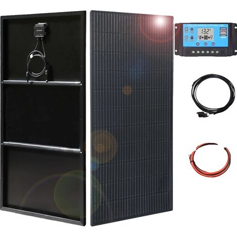 Panneau Solaire, Haute Efficacité, Construction Durable, kit de cadre 300w (1/2)