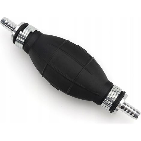 Bomba manual de bulbo para combustible, válvula de goma de 8 mm