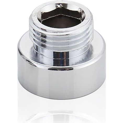 réducteur de débit robinet de filetage intérieur 3/4" vers filetage extérieur 1/2", raccord gaine en cuivre de qualité supérieure, manchon adaptateur pour tuyau douche connecteur (1/5)