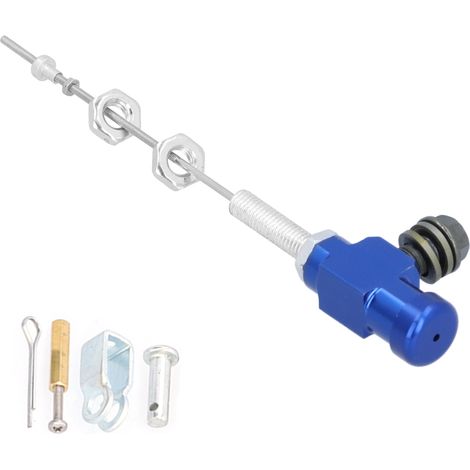 Modification moto : pompe hydraulique d'embrayage à gain de main-d'œuvre, pompe hydraulique inférieure d'embrayage, pompe réceptrice (modèle standard) bleue. (1/5)