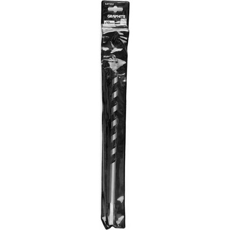 Foret bois spirale graphite spiral wood drill bit 10 mm 230 mm