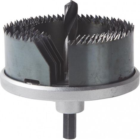 Paquete de sierras de copa para madera, hojas intercambiables, 7 piezas - 65 minutos - Kendo