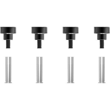 Vis magnétiques haute résistance pour ventilateurs, en métal – Alignement facile et démontage sans dommage pour les systèmes PC – Noir (1/5)