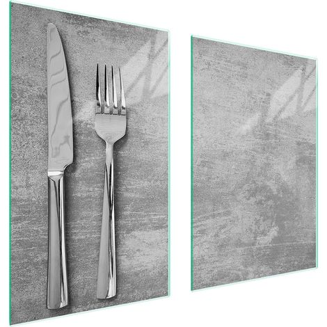 PLACA PROTECTORA DE VIDRIO PARA CUBIERTOS DE COCINA 65x52 (1/5)