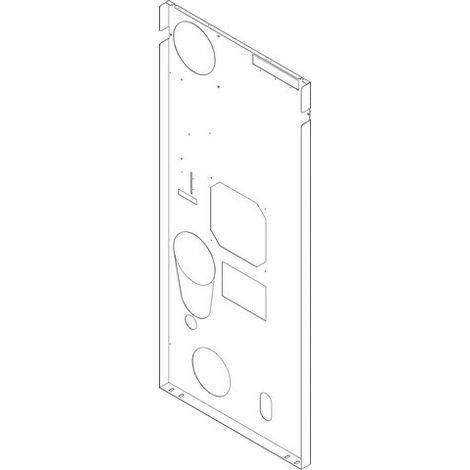 Pièce de rechange BOSCH TTNR : 8738804942 Panneau arrière CLA-1 200-300 (l) everp