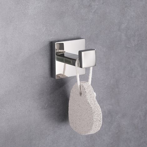 Accueil Robe Crochet pour Peignoir Salle de Bain Toilette Manteau Serviette Chapeau Acier Inoxydable Multi-choix (1/5)