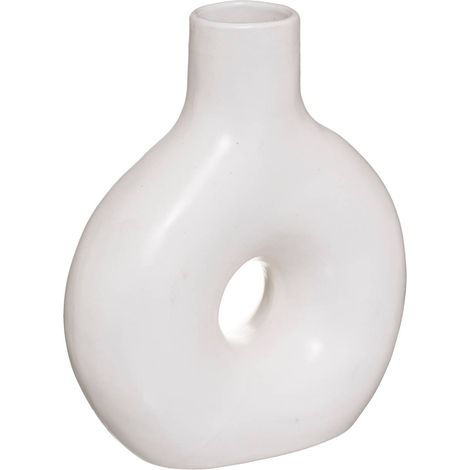 Jarrón de cerámica Circle 17x21cm - Atmosphera créateur d'intérieur