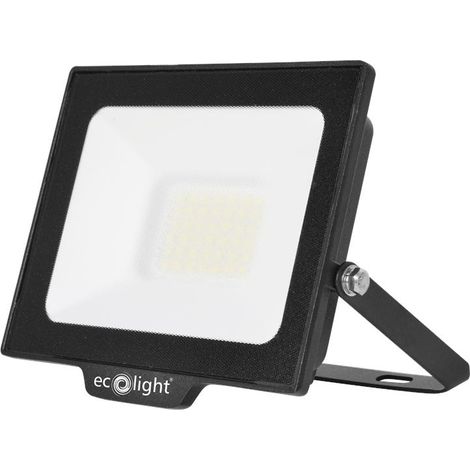 Faro LED Ecolight NL-1 30W 4000K 2700lm IP65 nero EC20183