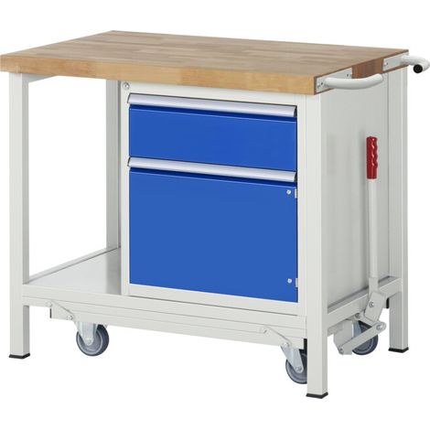 Etabli Rau avec châssis abaissable modèle 8152 L 1000 x P 700 x H 880mm