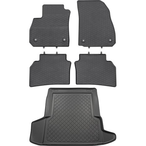 Opel Insignia B Sedán desde 06.2017 SET - Alfombrillas de goma para coche + alfombrilla para maletero (1/5)