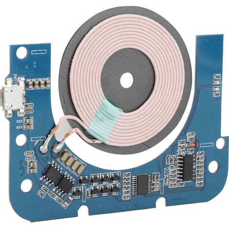 Qi 5W 5V 1A Standard-Leiterplatte für kabelloses Laden, Modul für kabelloses Laden für Motherboards (1/5)