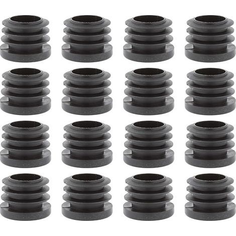 Lntyq 20 pièces，Bouchons pour Tuyau Ø 44 mm Capuchons de Tube Rond Bouchons de Couverture Cache Tube en Plastique Robuste Bouchons à Lamelles Ø 44 mm pour Une Protection Parfaite