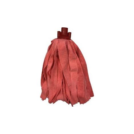Mop in microfibra rosso attacco a vite 200 gr