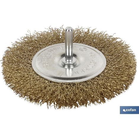 Spazzola Circolare Ondulata 6xø50 A.Ottone 0,3mm (1/2)