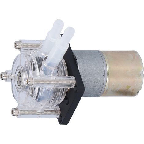 Pompe péristaltique, débit élevé, résistante à la corrosion, fonctionnement silencieux, adaptée aux liquides visqueux, 0-400 ml/min, 12 V. (1/5)