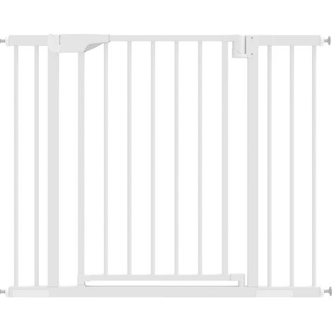 Sicherheitsgitter für Kinder und Haustiere 76–103 x 76 cm aus Stahl weiß MODENUIT (1/3)