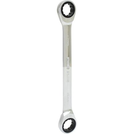 KS Tools - Clé polygonale à cliquet GEARplus®, 17x19 mm sans carte support - 503.4507-1
