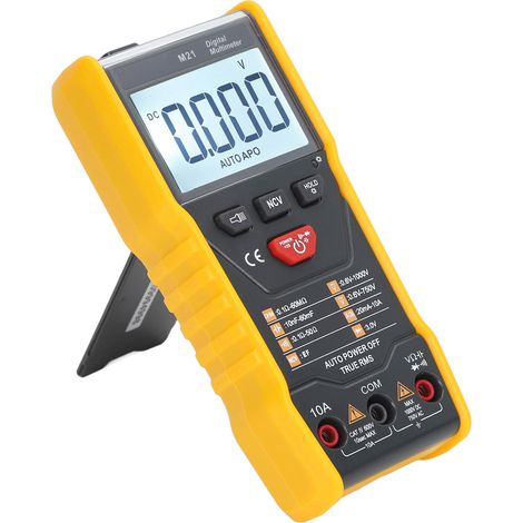 Digitales Multimeter mit automatischer Digitalanzeige, AC/DC-Voltmeter, Ohmmeter, Amperemeter, Tester (1/5)