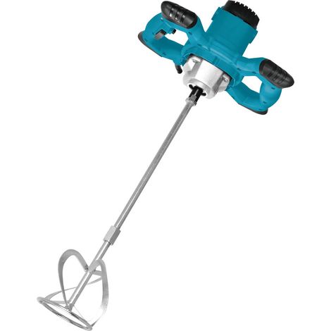 Malaxeur Mortier Colle Professionnel, Malaxeur Beton 750W, Melangeur Beton Avec 6 Vitesses (1/5)