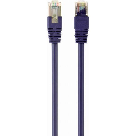 Cable Red S-Ftp Gembird  Cat 6A Lszh Violeta 0,5 M (1/4)