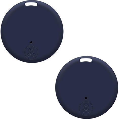 GPS-Tracker für Katzen (2er-Pack) – Intelligenter Anti-Verlust-Tracker für Hunde, Katzen und andere Haustiere, Blau