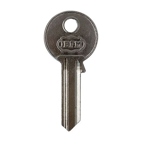CHIAVE PIATTA IBFM K5 ORIGINALE - OTTONE NICHELATO- 10 pezzi