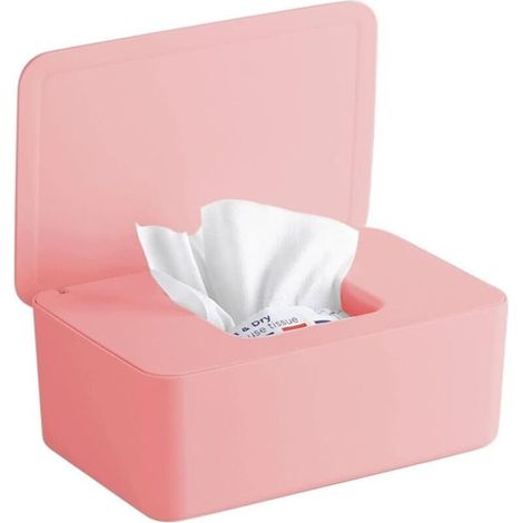 XiXiRan Boîte de Lingettes Humides Bébé, Boîte de Papier Toilette Humide, Boîte de Papier Toilette Humide avec Couvercle, pour Papier de Soie Sec et Humide, Boîtes à Serviettes, pour la Maison et le B (1/4)