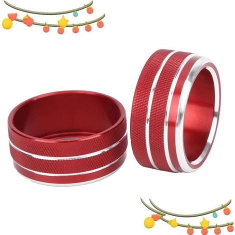 couvercle de bouton de climatisation Garniture de Bouton de Climatisation, Remplacement en Alliage auto interieur (1/5)
