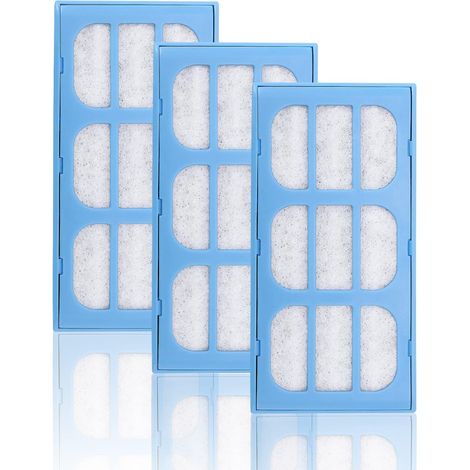 Lot de 3 Filtres de Rechange pour Fontaine à Eau pour Chat, Compatibles avec Fontaines catmates, Charbon Actif, Éponge, Lavable (1/4)