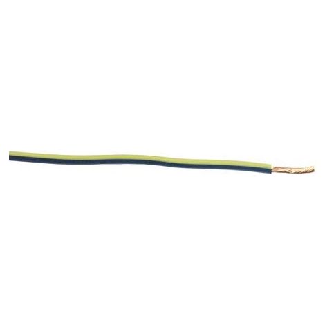 Fil automobile Fil de câblage/Monoconducteur, Noir/Jaune, 1 mm², -40 +100 °C, 600 V, 30m ( Prix pour Bobine de 30 Mètres )