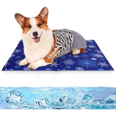 Tapis Rafraîchissant pour Chiens et Chats – Tapis de Refroidissement en Gel Non Toxique – Durable, Imperméable et Facile à Nettoyer – Auto-Refroidissant pour Été 5040 cm (1/5)