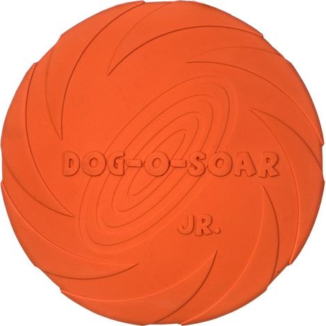 Frisbee Trixie Dog Disc Azul Naranja Goma (1/5)