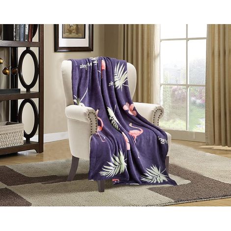 Couverture En Polaire - 127 x 152 cm - Motif Noël - Pour Canapé Lit Ou Cadeau - 1 Pièce