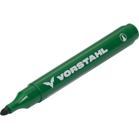 Marqueur permanent vert 145x15mm construction étanche 1 pc. Vorstahl (1/4)