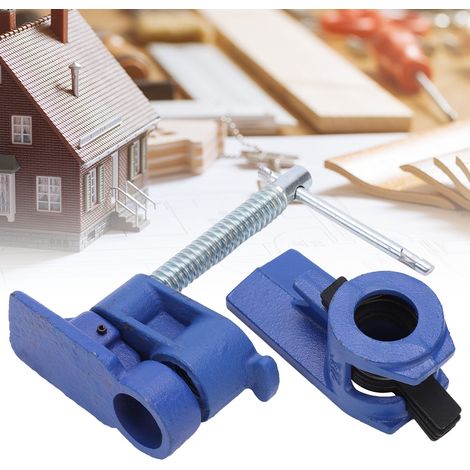 Serre-joints pour panneaux de menuiserie, serre-joints pour tuyaux d'eau de 3/4", supports verticaux, serre-joints pour tuyaux d'eau, serre-joints à connexion rapide, serre-joints en acier robuste. (1/5)