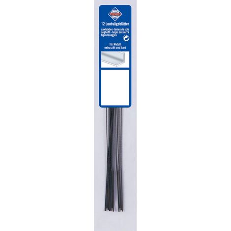 Pebaro 135-5 - Lame per sega a traforo per metallo, misura 5, 12 pezzi (1/3)