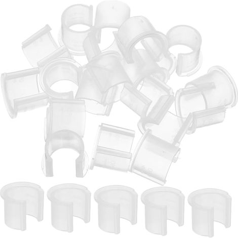 INOOMP Lot de 40 clips fermeture en plastique pour flacons voyage . anti-fuite pompes à lotion , com