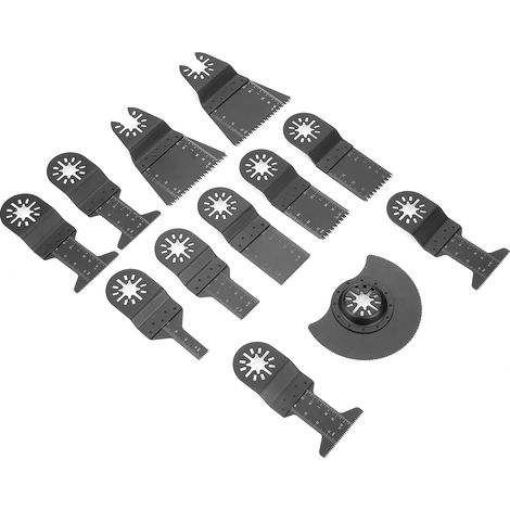 12 Stück Standard-Oszillations-Multitool-Sägeblätter für Elektrowerkzeuge (1/5)