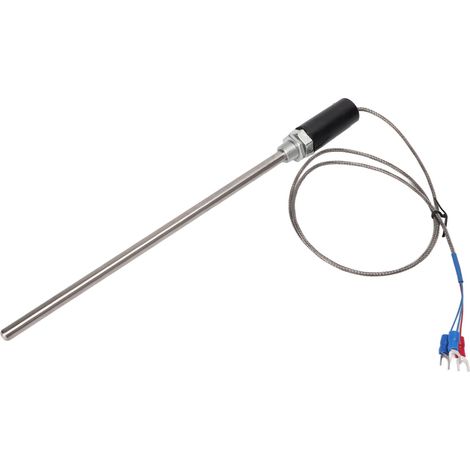 Sonde thermocouple PT100 inox 200mm 0-400°C, capteur de température à 1 mètre (1/5)