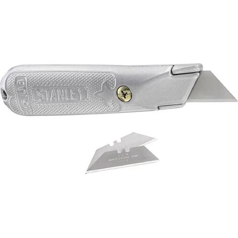 Cutter Stanley "2-10-199" per rifilare con cassa in lega di zinco con 3 lame in omaggio