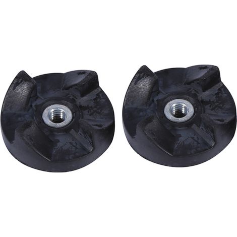 Pièces de rechange pour extracteur de jus Magic Bullet 250W : 2 engrenages de base et 2 lames en caoutchouc. (1/5)