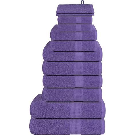 Packung mit 12 lila FROGN-Servietten, 360 g/m² (1/5)